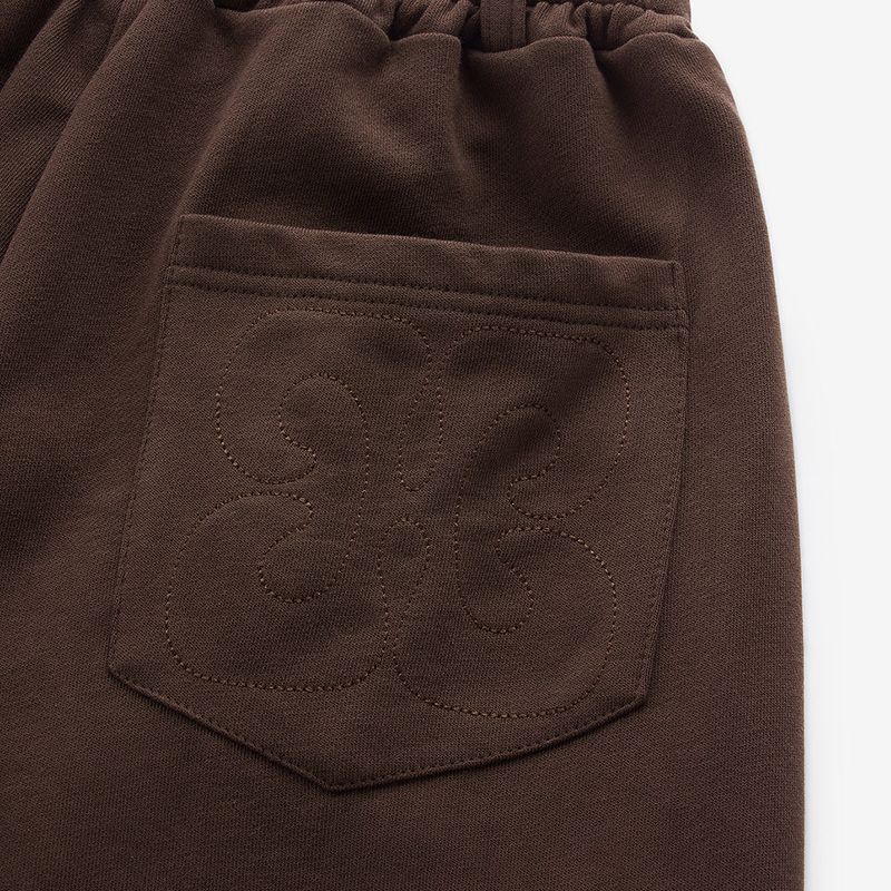 Jean Pocket Wide Pants Brown