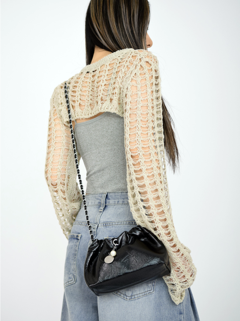 High-top Knit Bolero
