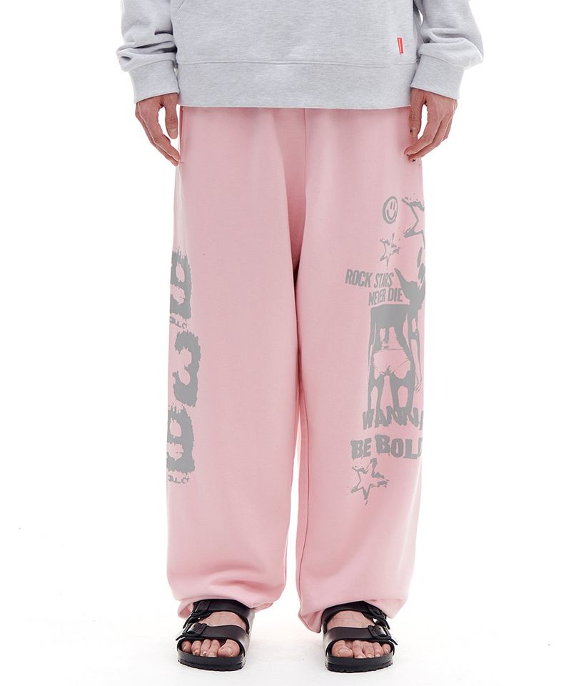 ARCHIVE BOLD（アーカイブボールド）の「ビキニWMスウェットパンツ (PINK)  （パンツ）」