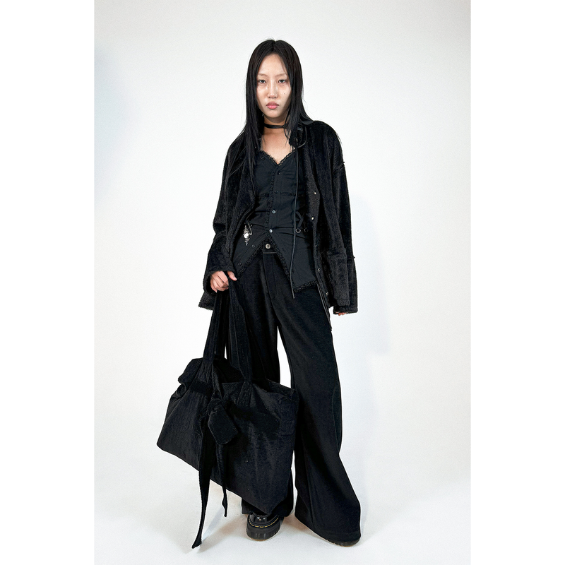 CORDUROY RIBBON BAG