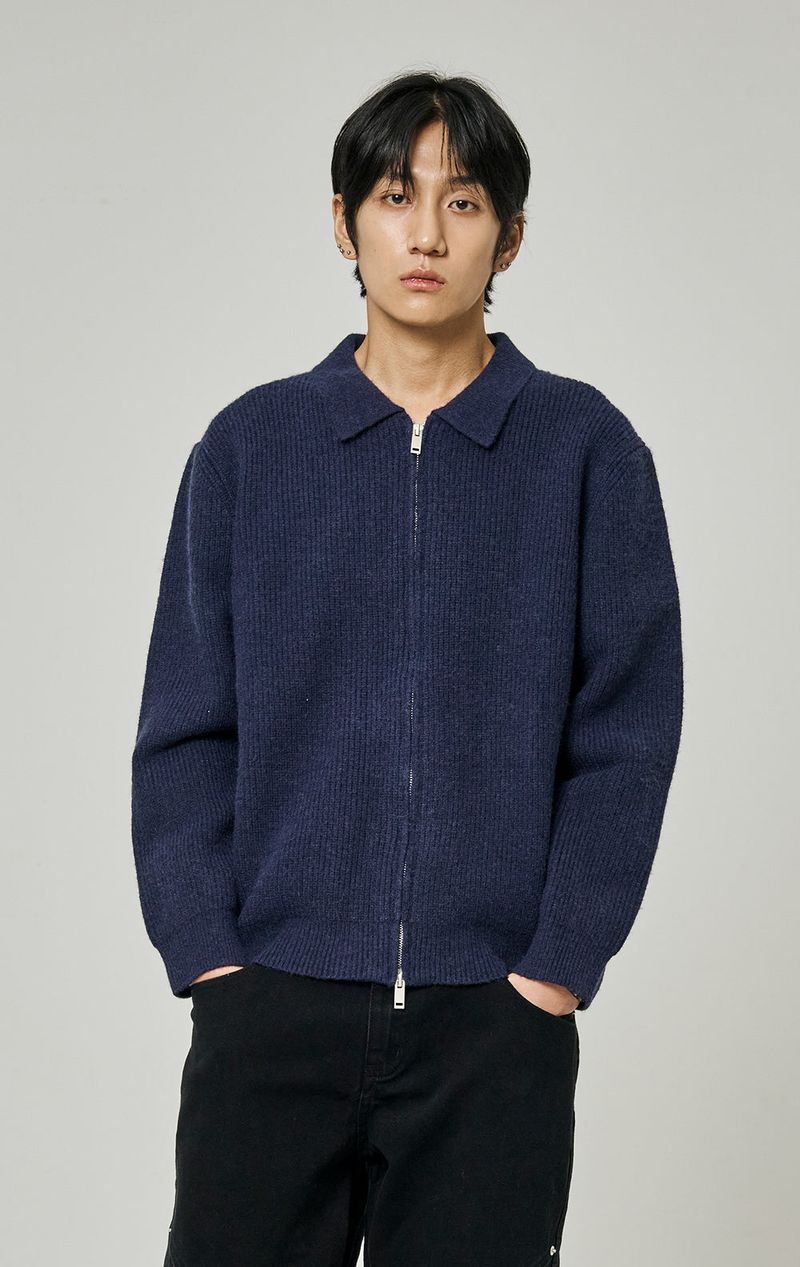 ZIP UP KNIT