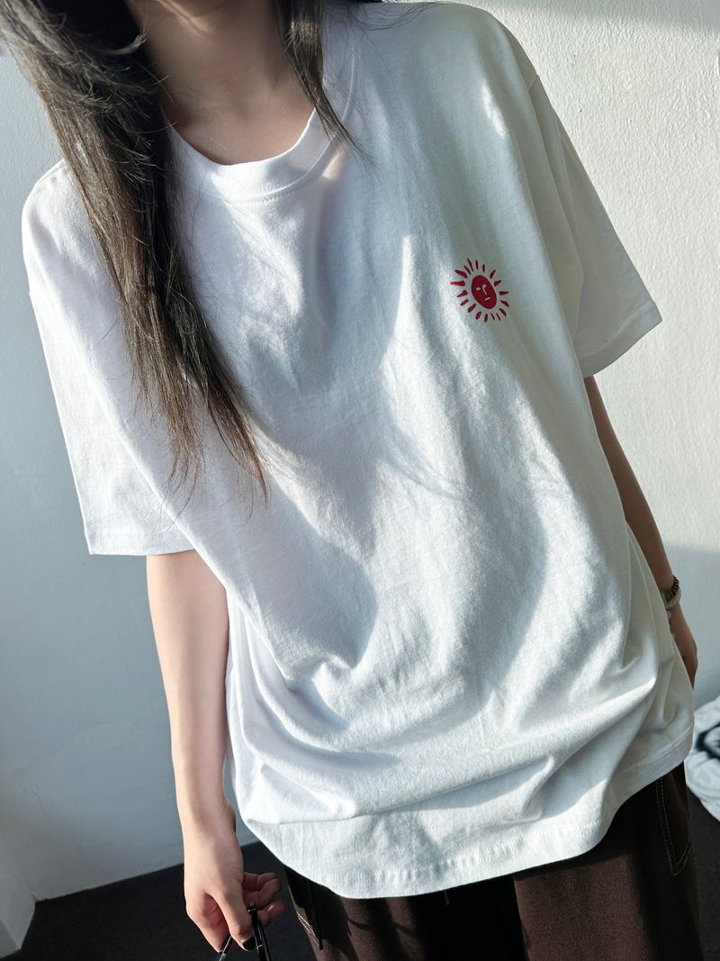 CCORTTI（コルッティ）の「Sunroom Back Letter Tattoo Graphic Oversized Tee 4color（Tops）」