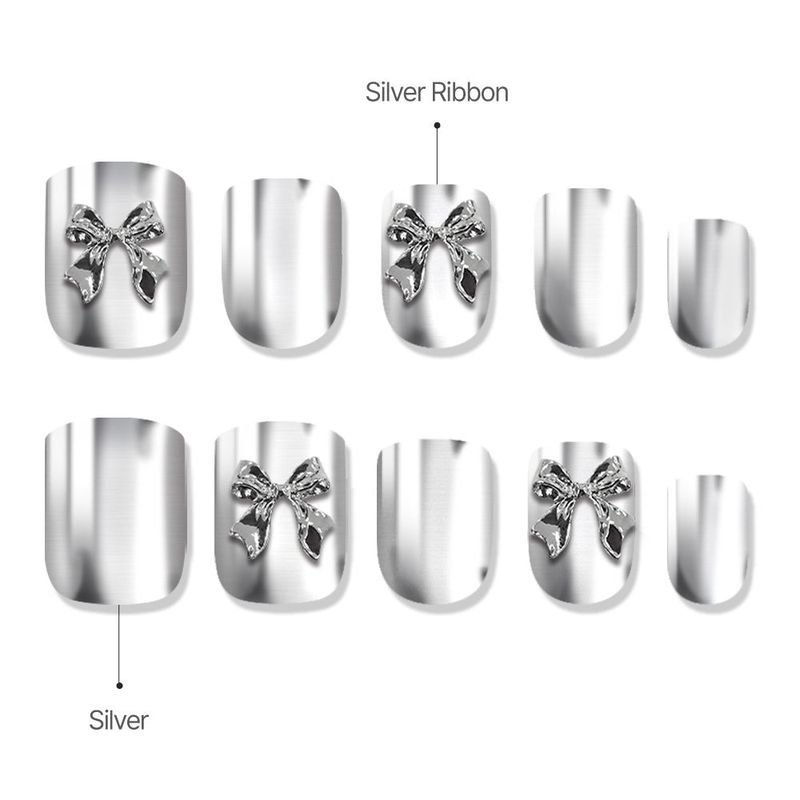 MUZMAK Reusable Glam Design Nail Tip Risky(Short)