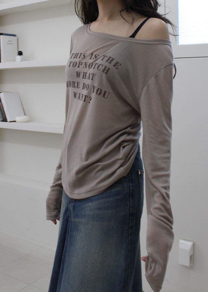 WANT LONG SLEEVE TEE