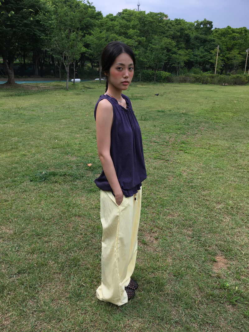 Park Wood String Pants (3color)
