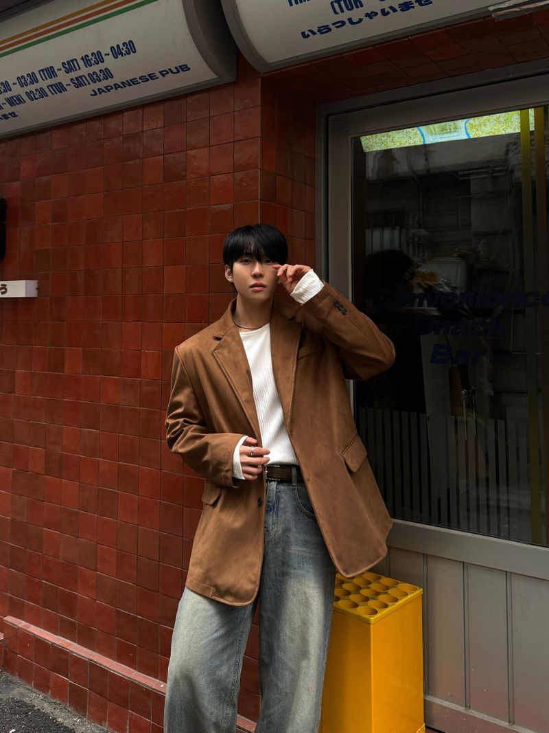 Brunch suede blazer jacket