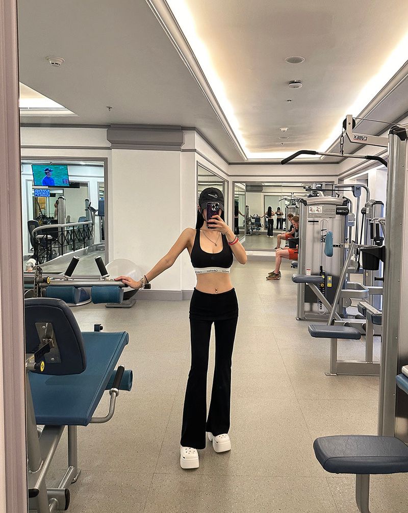 Rollup Bootcut Leggings Pants