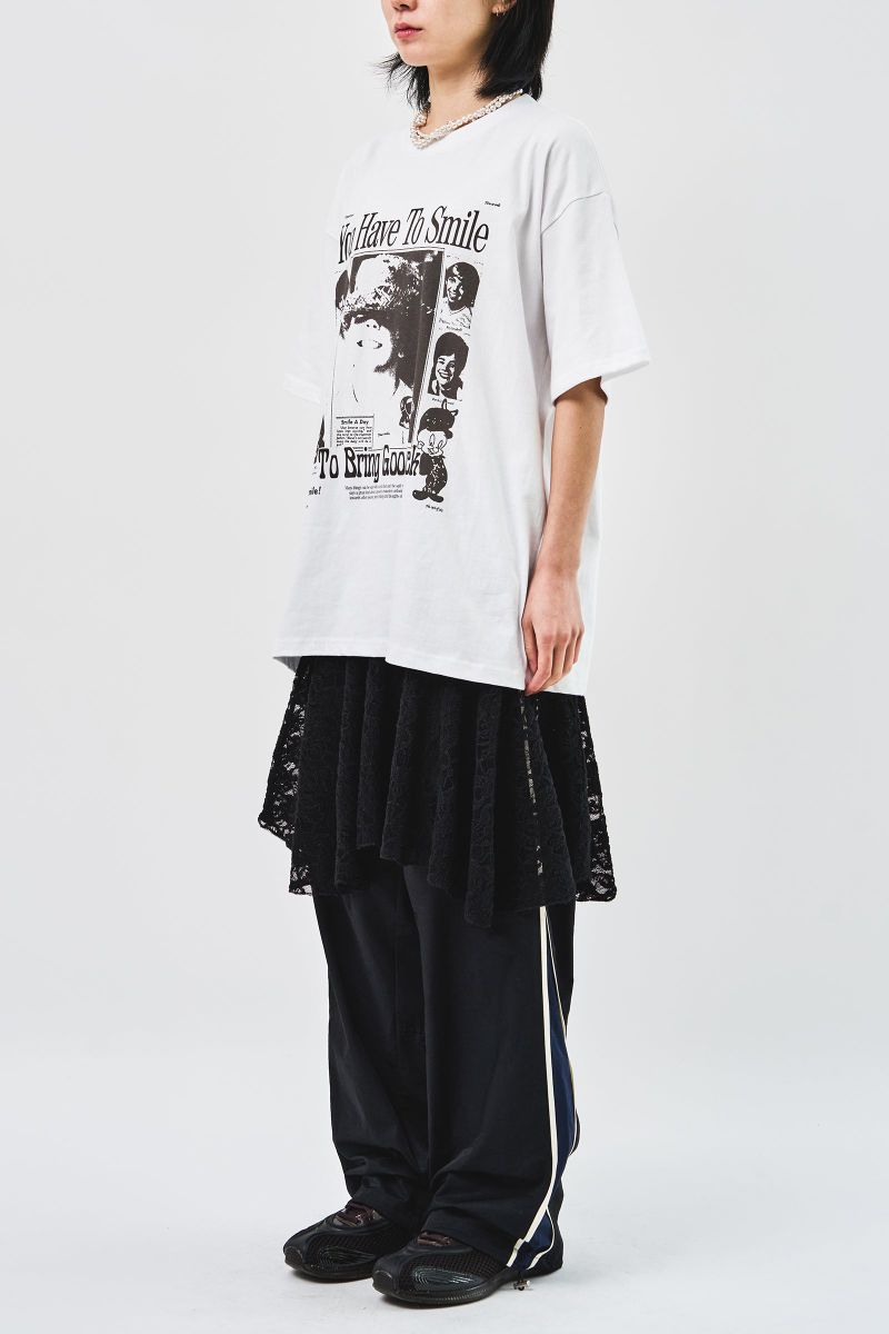 (W) Lace Layer Skirt (2color)