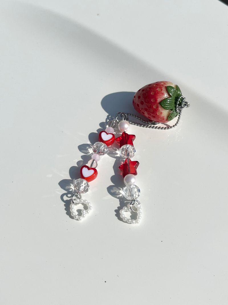 MADE strawberry red Keyring