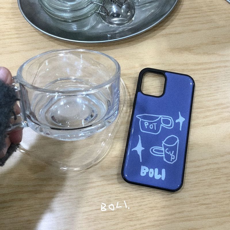 CUP N POT 002 STEEL BLUE EPOXY CASE