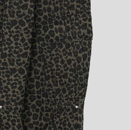 Pattern Rivet Pin Tuck Balloon Cargo Pants