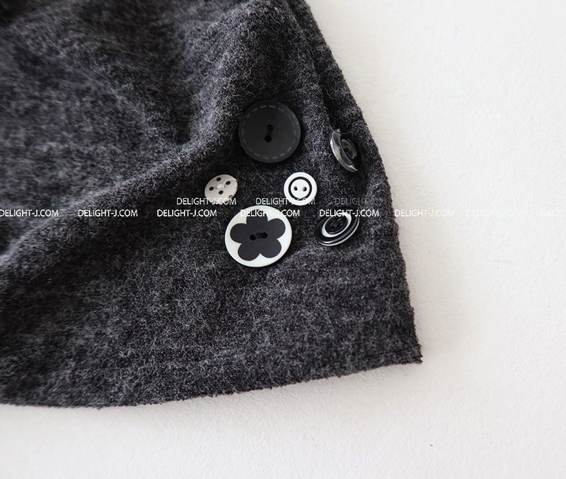 Kitchen button shirring drape beanie