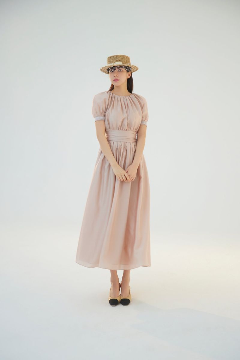 NO.4 DRESS - NUDE BEIGE