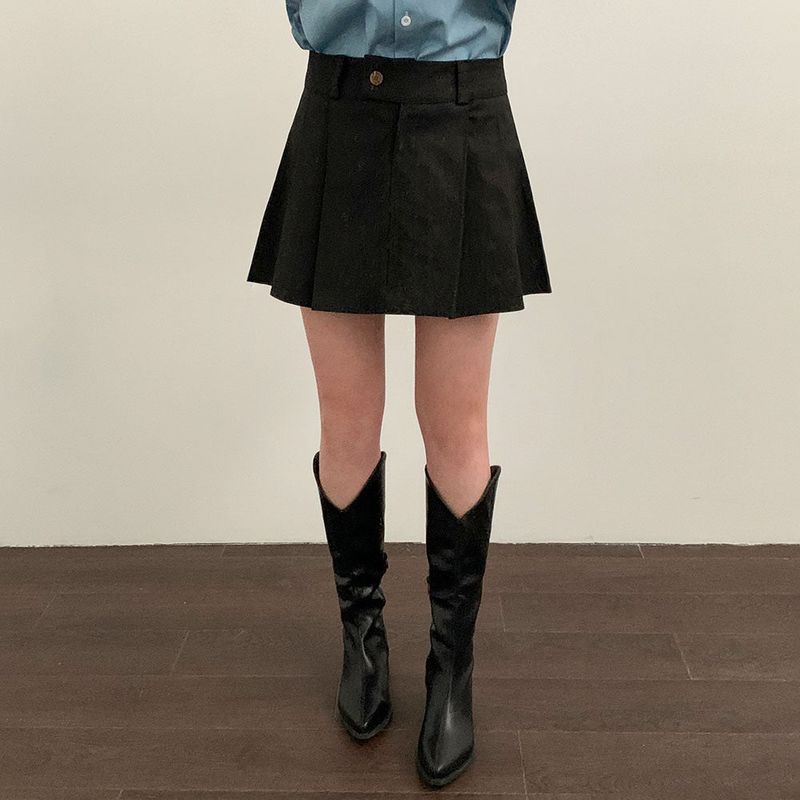 Pleated Mini Skort