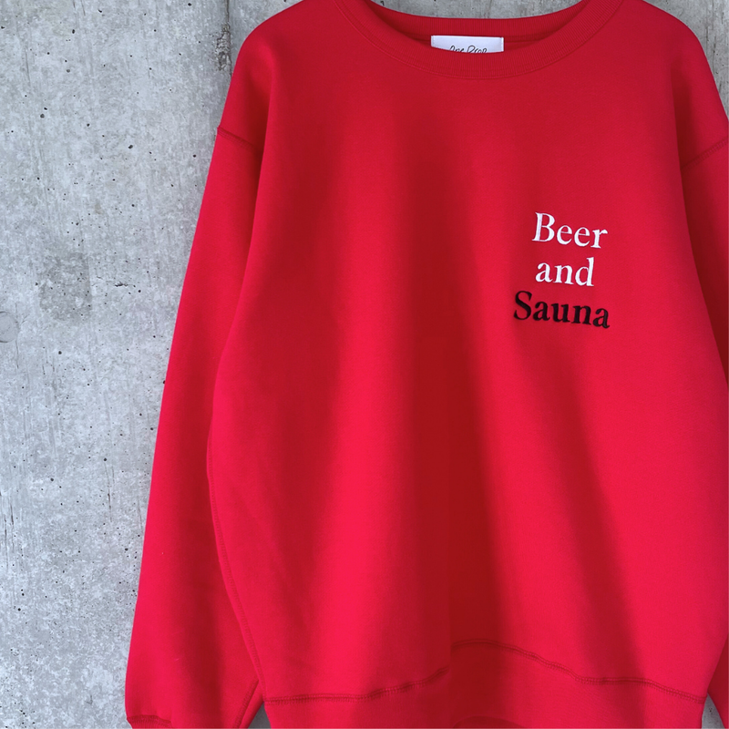 OneDrop Beer and Sauna 刺繍logo スウェット