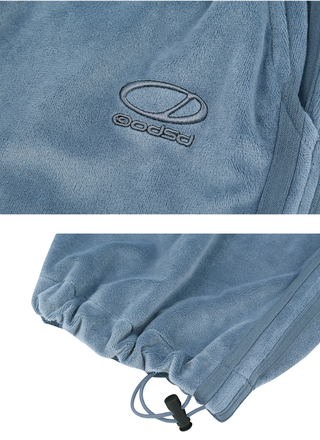 Velour Sporty Track Cargo Pants