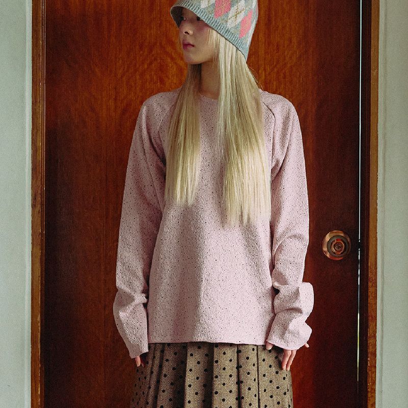 KOOKEESEE(クキシ)の「Cookie Span Tee (pink)(Tops)」