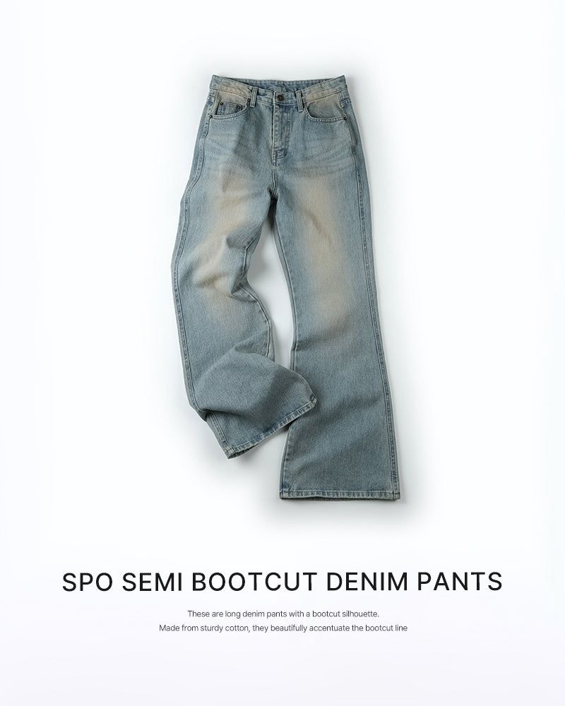 BEIDELLI（ベイデリー）の「[ORIGINAL] Spo Semi Bootcut Denim Pants（Pants）」