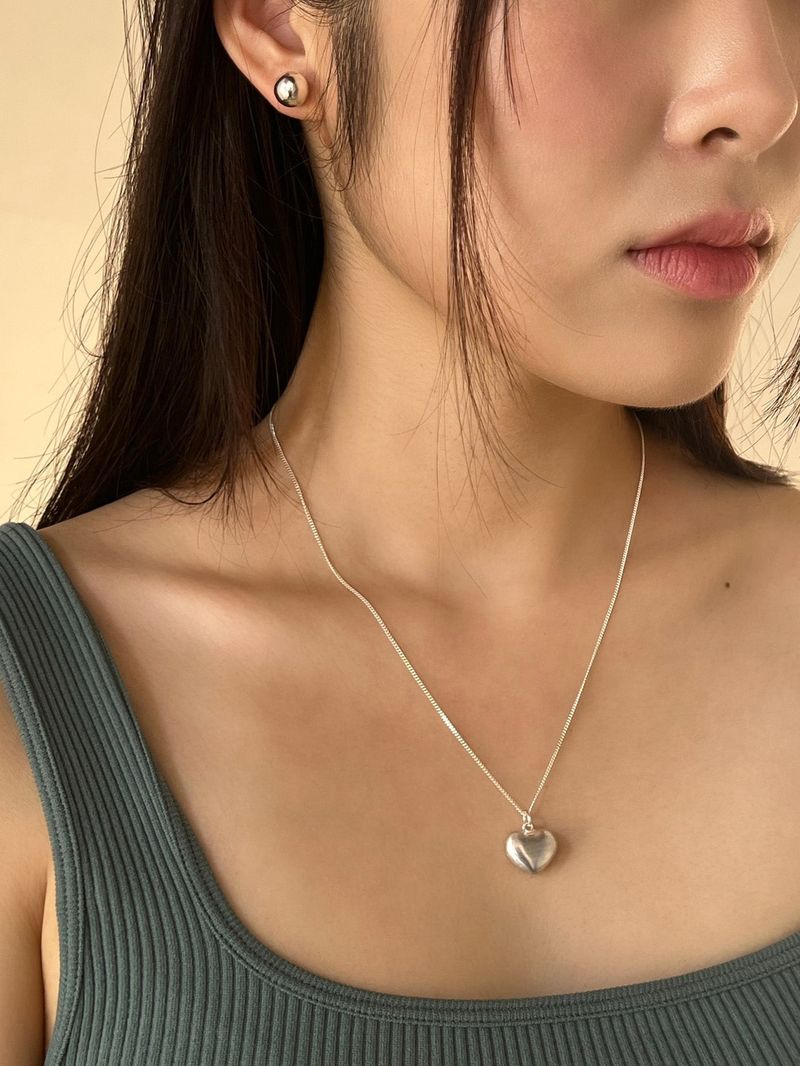 Glowing necklace (silver)