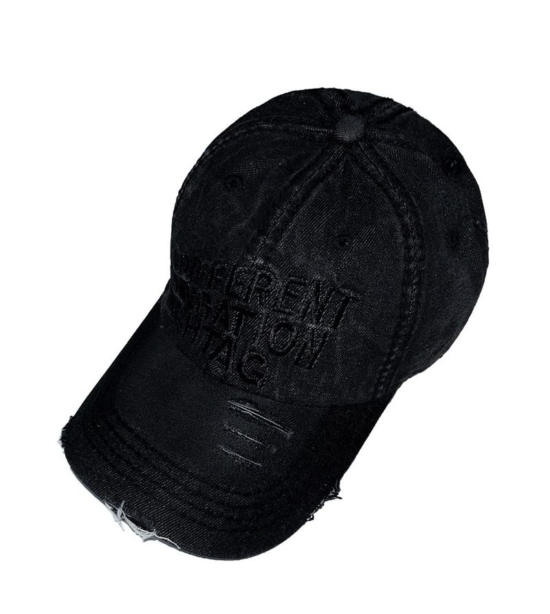 Vintage Scratch Denim Ball Cap