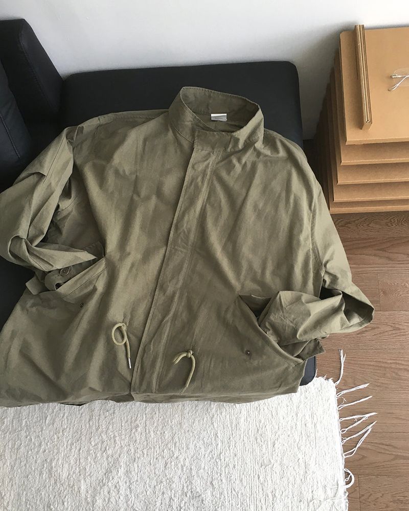 Vent High Neck Fishtail Jacket