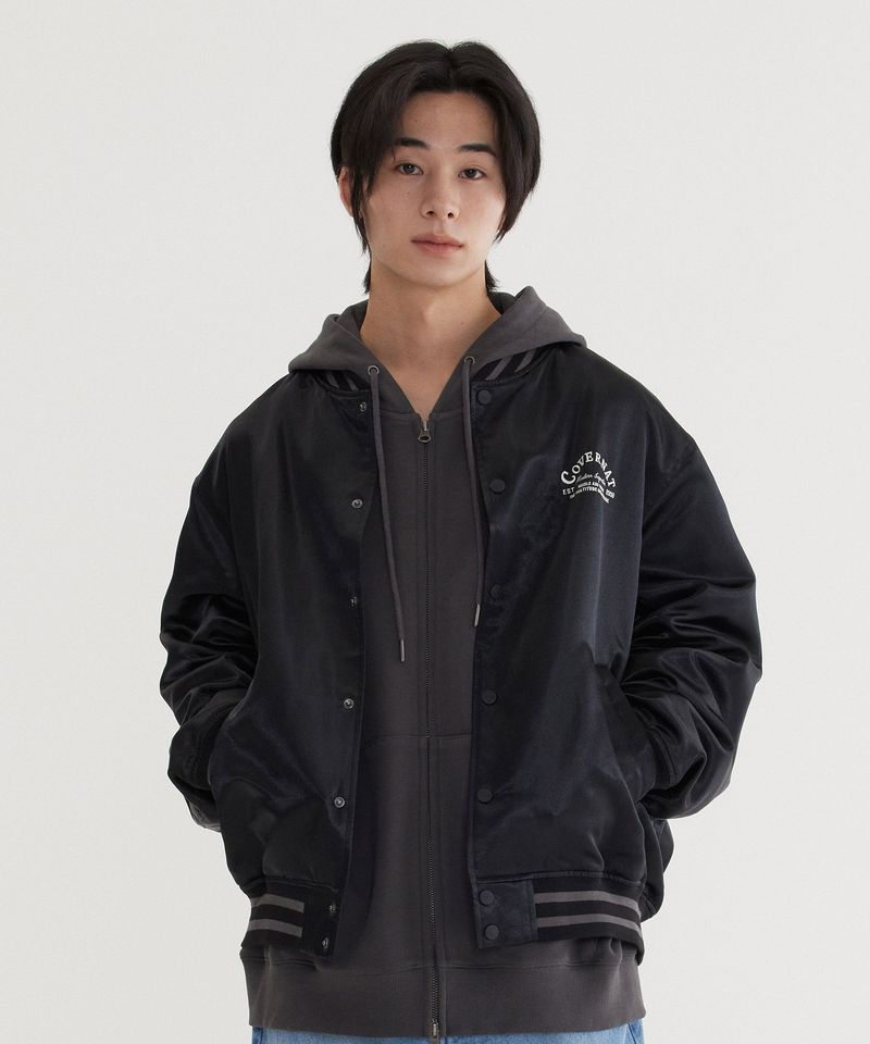 Covernat（カバーナット）の「Varsity Jumper Black（Jackets/Outerwear）」