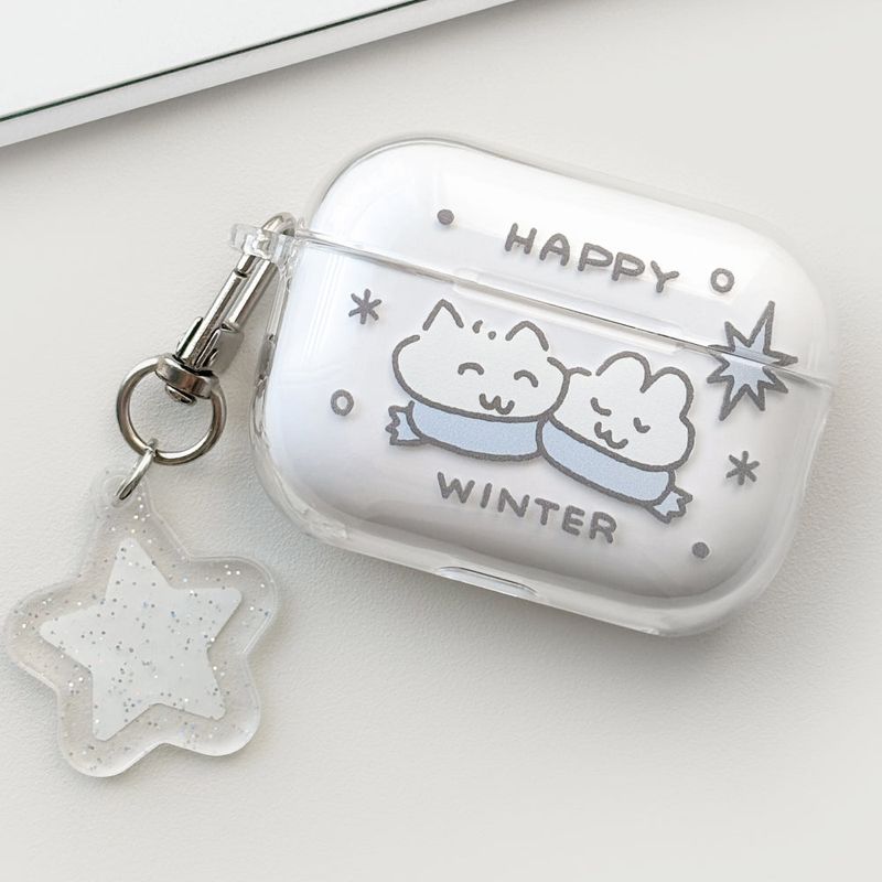 [AirPods] Winter cat hard case (only case)