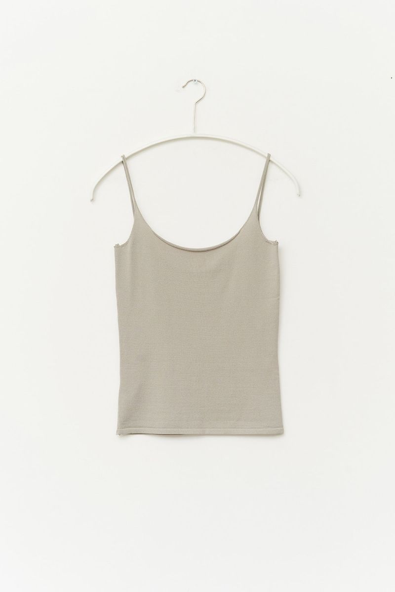 (W) Mono Slip Knit Sleeveless