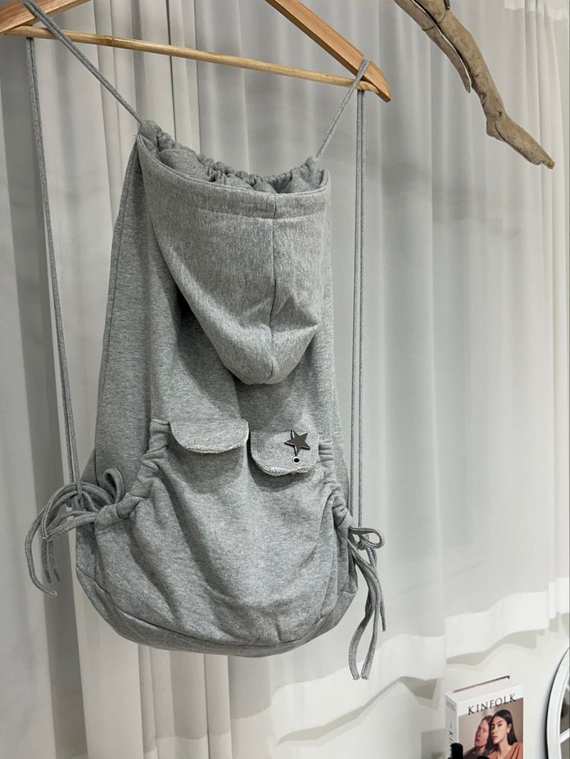 [MD PICK] bear hood backpack (2color)
