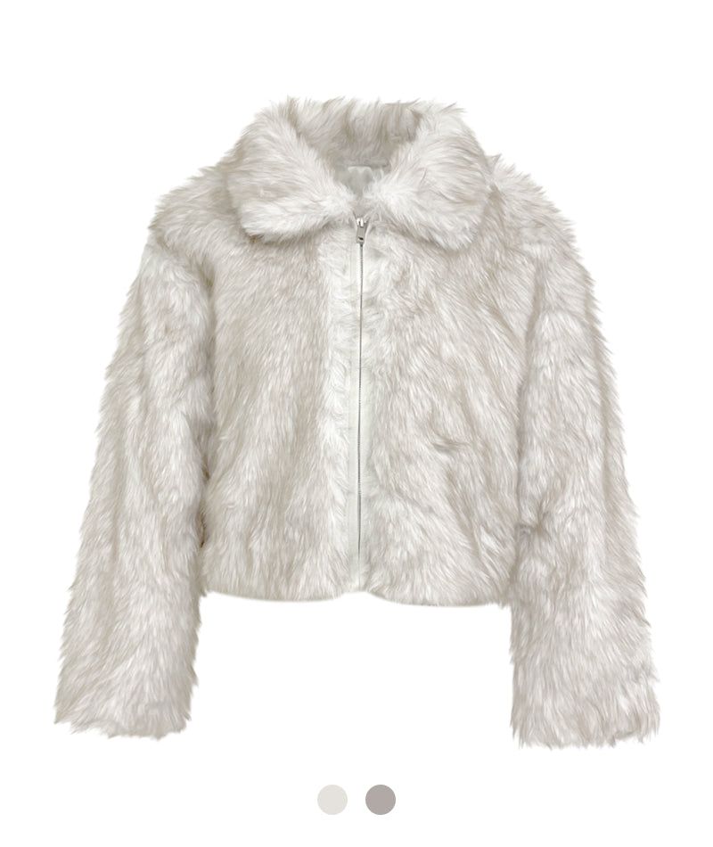 Cozy&Kitsch(コージーアンドキッチ)の「Muse Plush Furry Jacket(Jackets/Outerwear)」