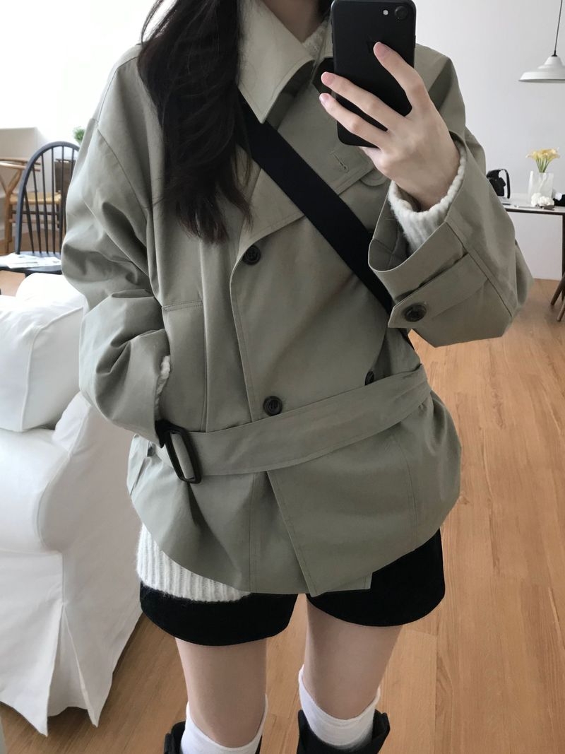 Root Short Trench Jacket (3 colors)