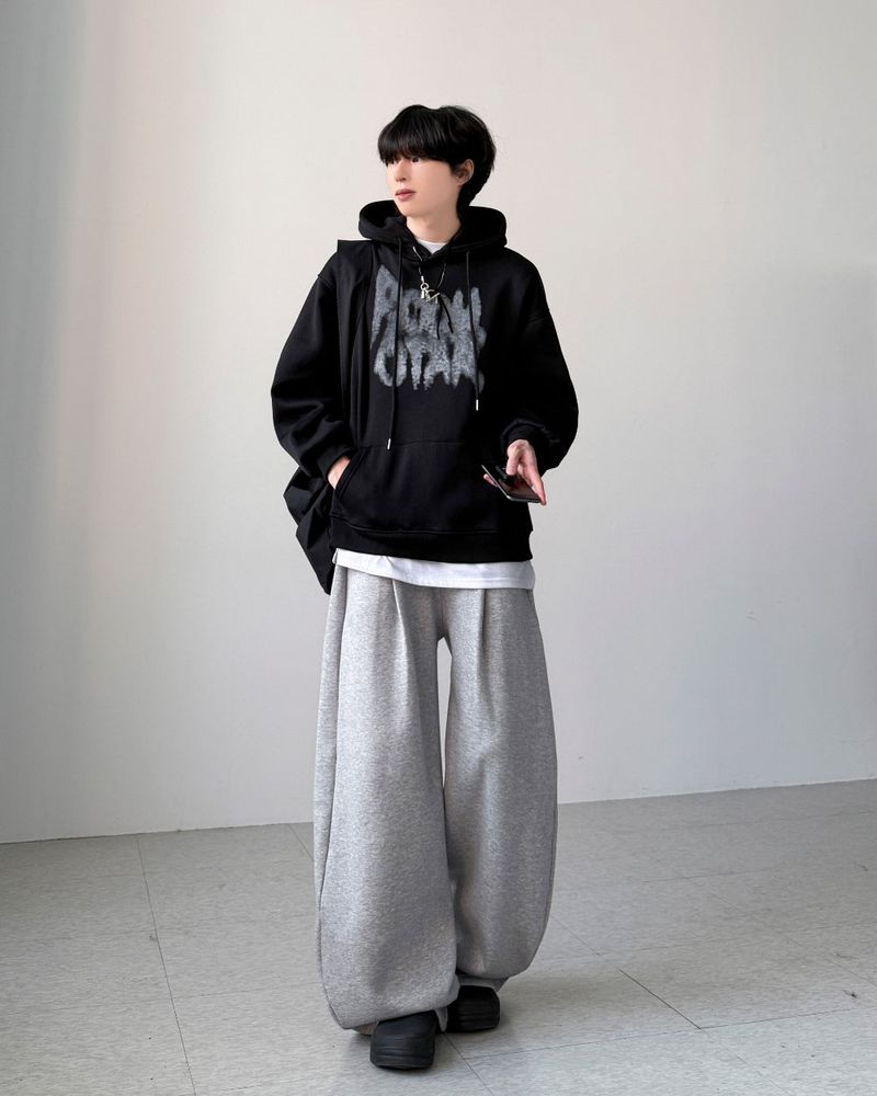 Grab Brushed Over Hoodie