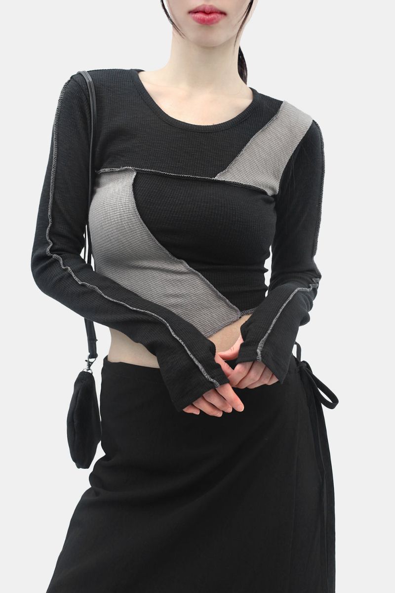 NONCODE（ノンコード）の「ネハツートーンウォーマーTシャツ（トップス）」