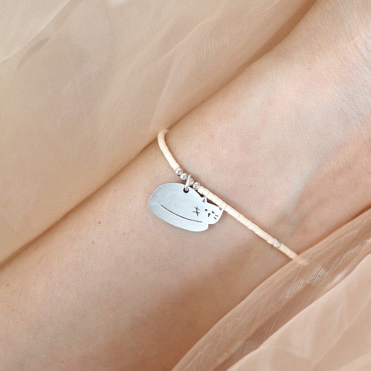 POUNDCAT（パウンドキャット）の「Lucky meow bracelet - Ivory（Accessories）」