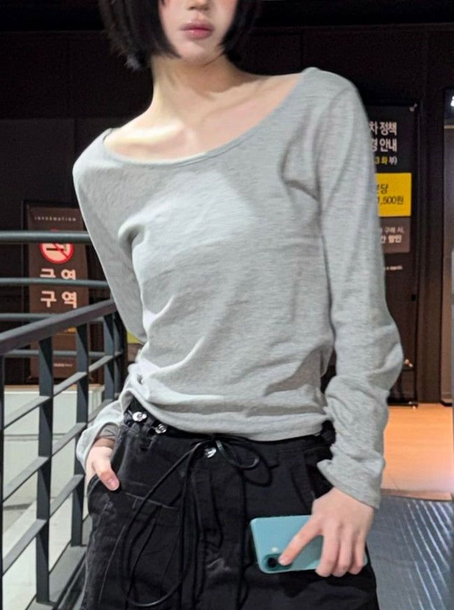 [1+1] Basic Long Sleeve T-Shirt