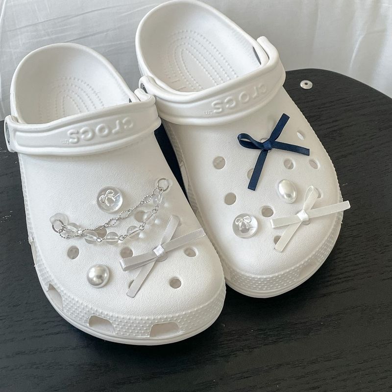 Ellebelle market（エルベルマーケット）の「[made]glossy ribbon ver resin shoes charm set （Shoes）」