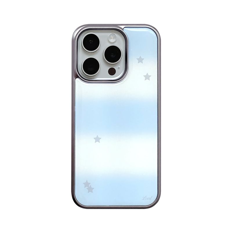 [MADE] STARRY SCOOP PHONE CASE (epoxy silver bumper)