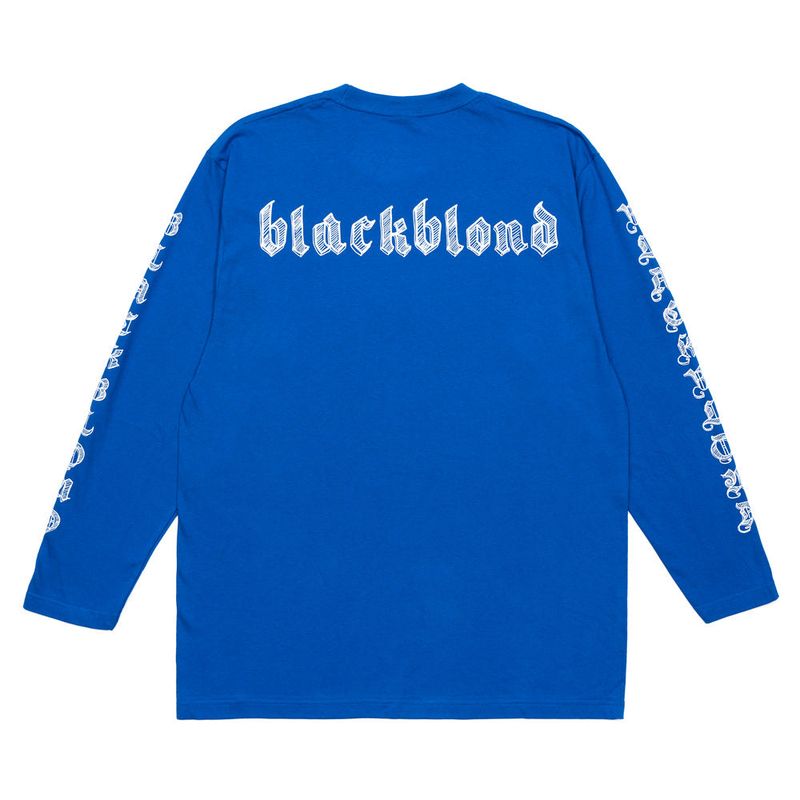 BBD スケッチロゴロングTシャツ (ブルー)