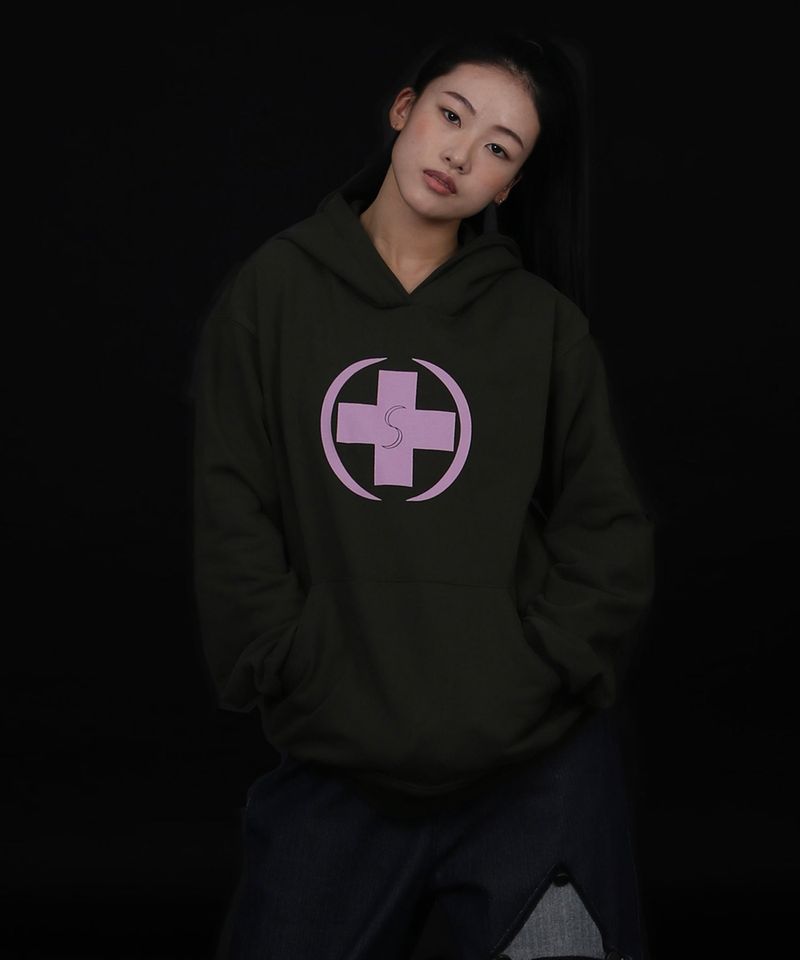 OSHIGH（オスハイ）の「Hurt Hoodie KHAKI（Tops）」
