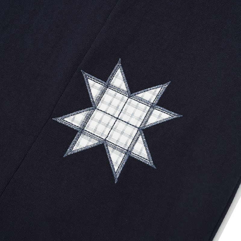 Sewing stuff half T-shirts / Navy