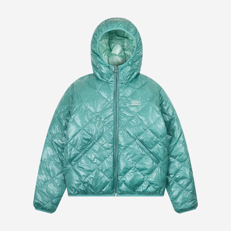 safarispot（サファリスポット）の「 1/2 REVERSIBLE TWO COLOR LIGHT DOWN JACKET (TURQUOISE/MINT)（Jackets/Outerwear）」