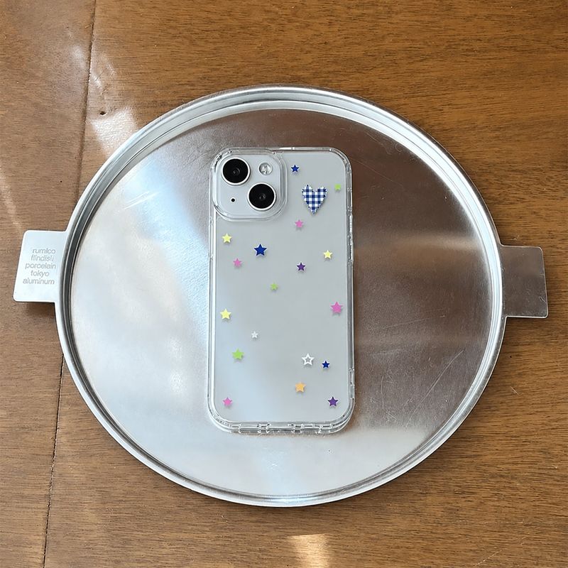 allthesamestudio（オールザセイムスタジオ）の「ハート スター ジェル ハード ケース（スマホグッズ/小物）」