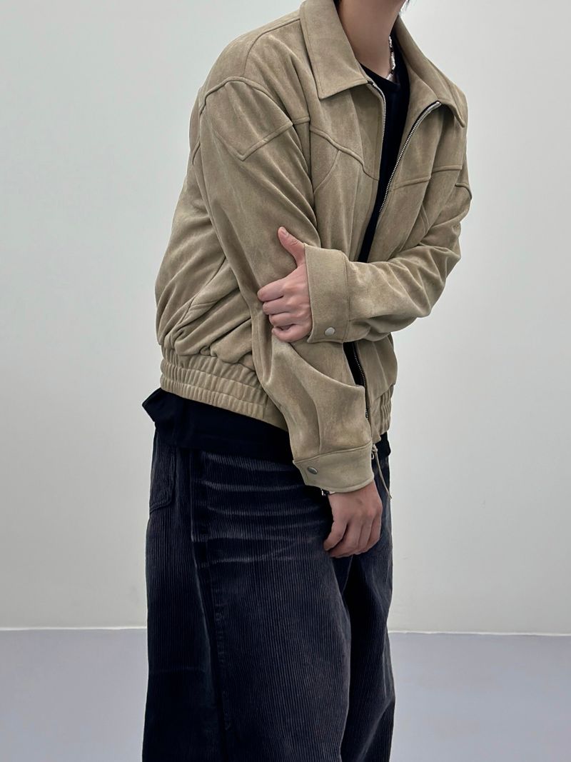 EL cut suede jacket 3C