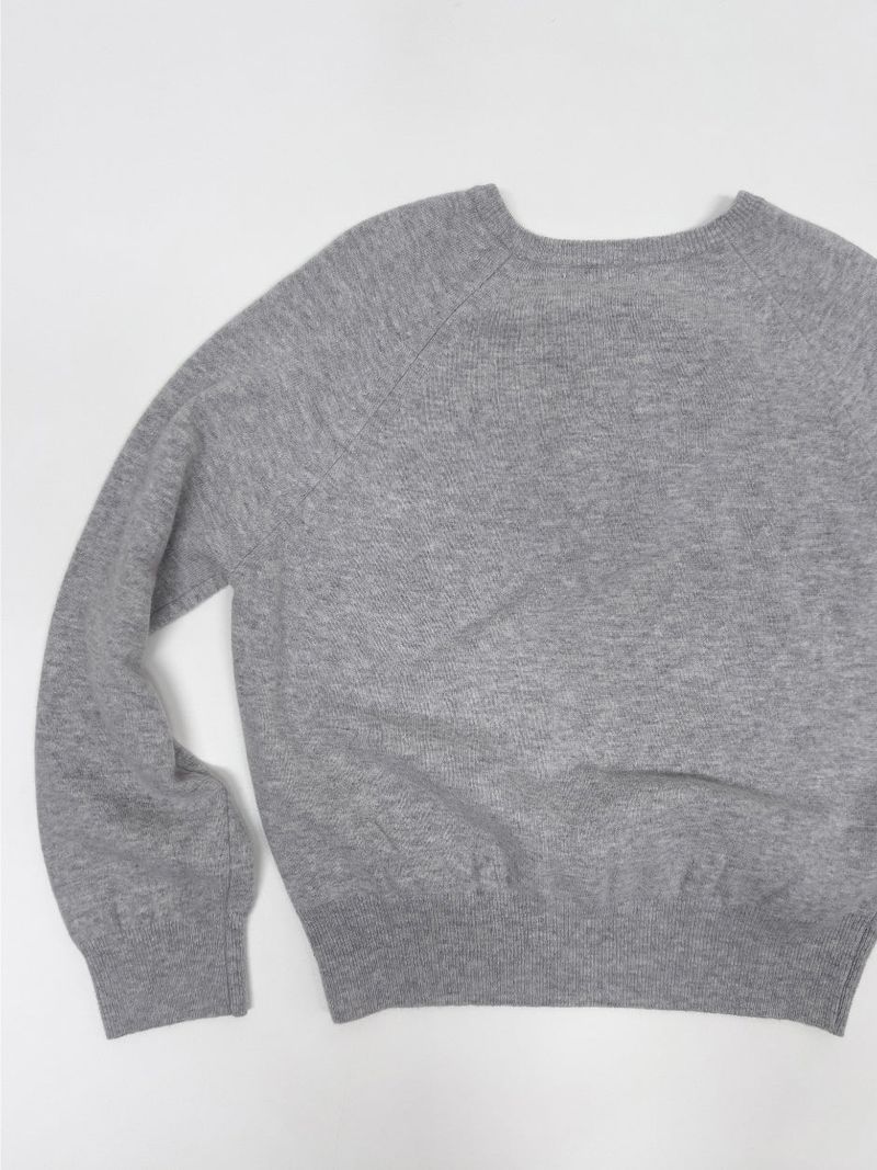 Cash Henley Neck Raglan Knit