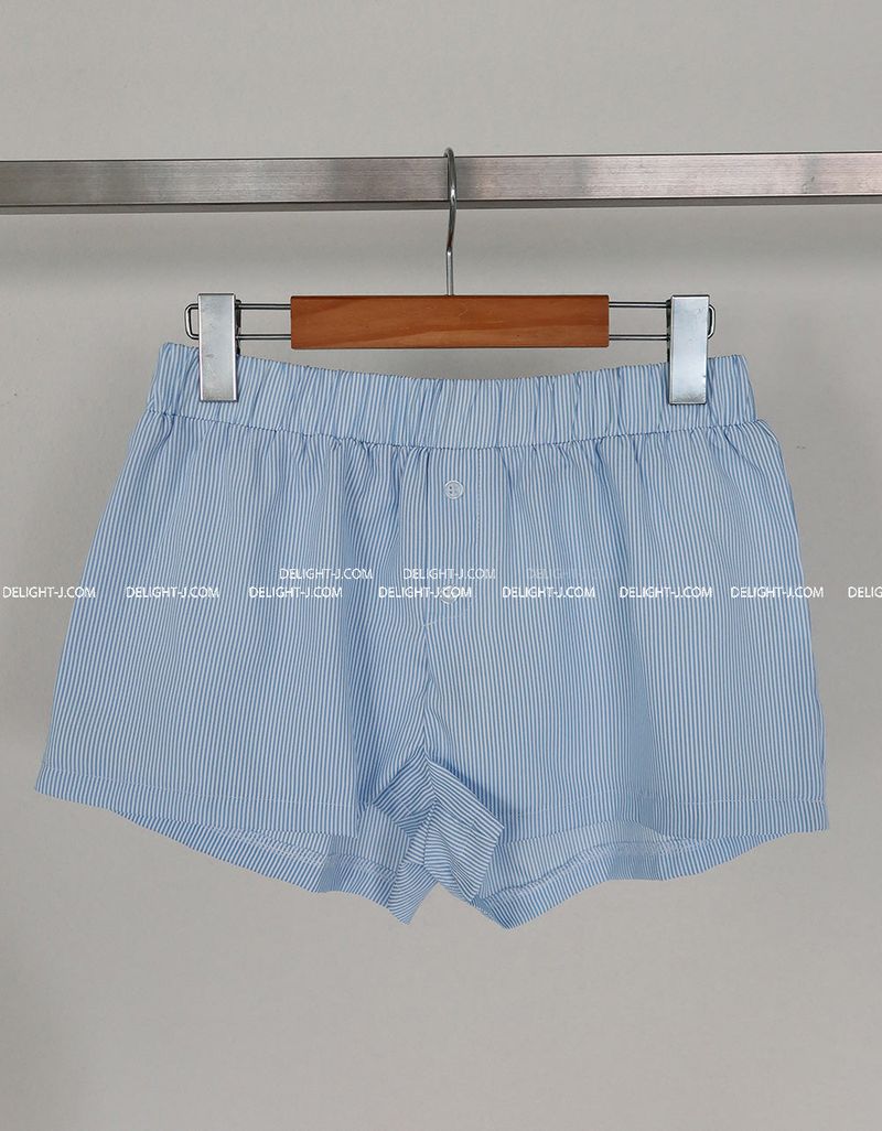 Stripe trunk banding shorts