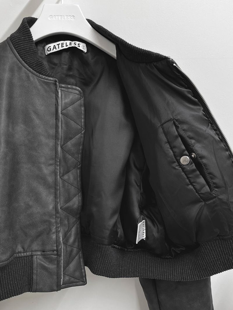 VINTAGE LEATHER JUMPER