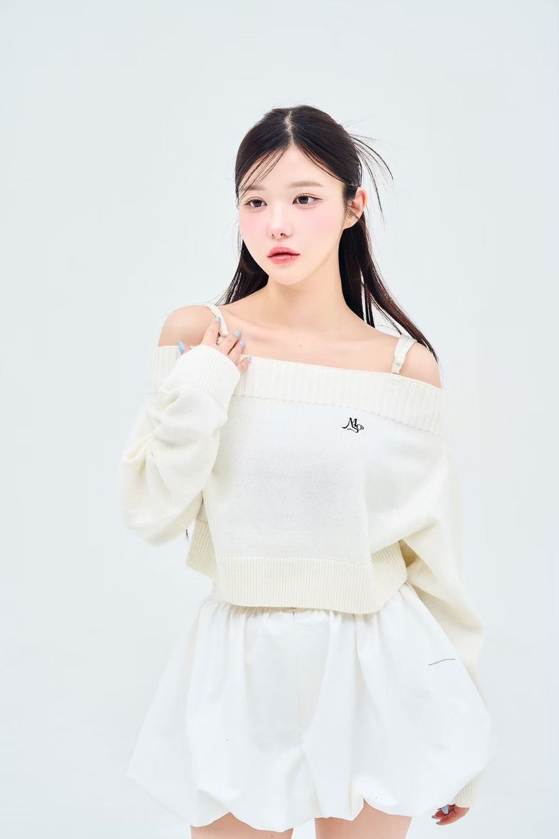 off shoulder knit