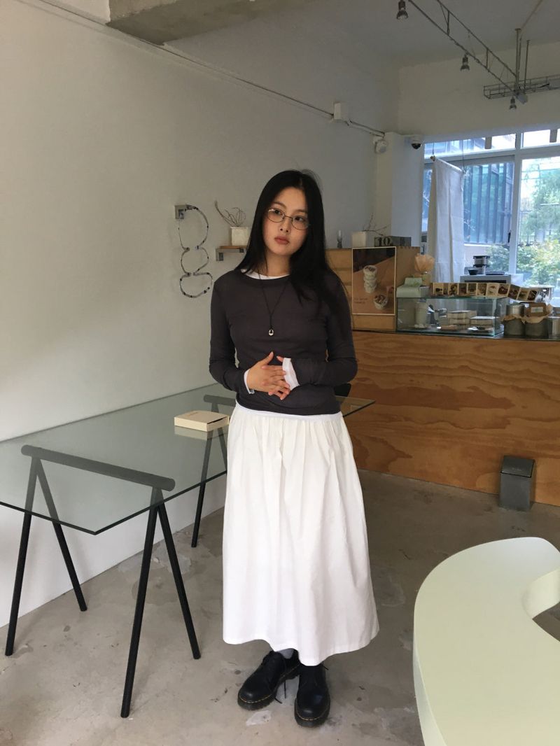 Ripley flare skirt (2color)