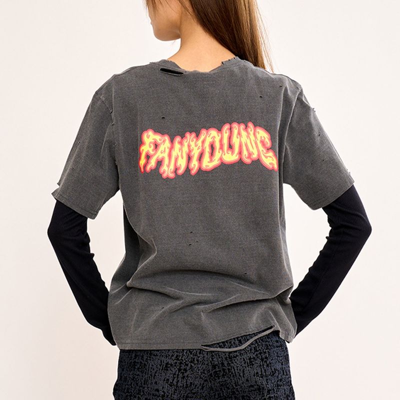 Fire Logo Vintage T