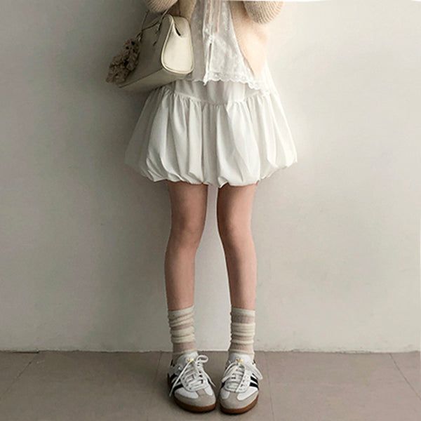 hijjoo（ハイチュー）の「タヴェンシャーリングバルーンミニスカート（スカート）」